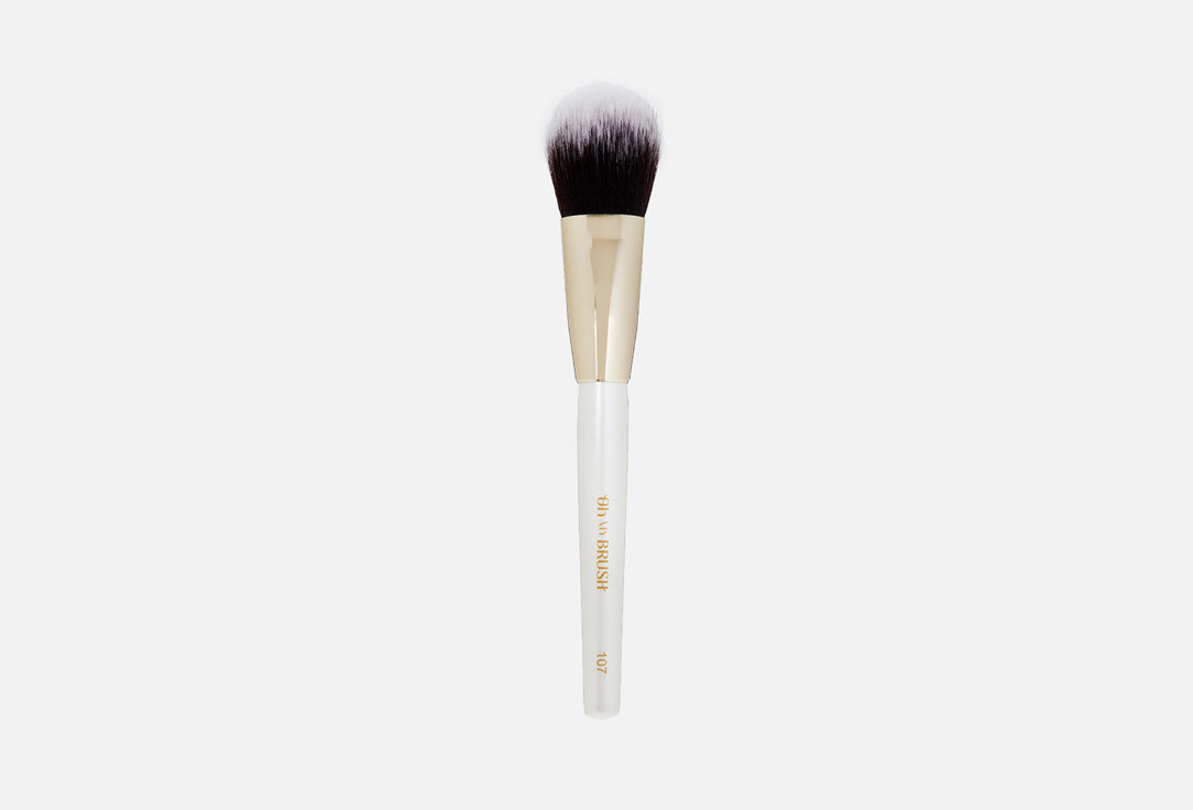Medium flat foundation brush 107 1 шт