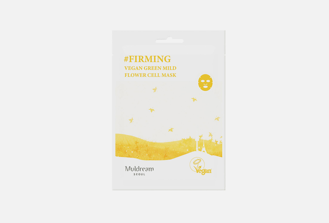 Vegan Green Mild Flower Cell Mask 1 шт