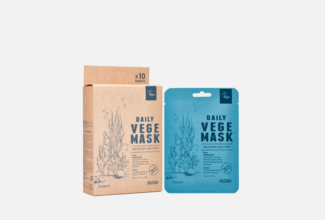 DAILY VEGE MASK Seaweed 10 шт