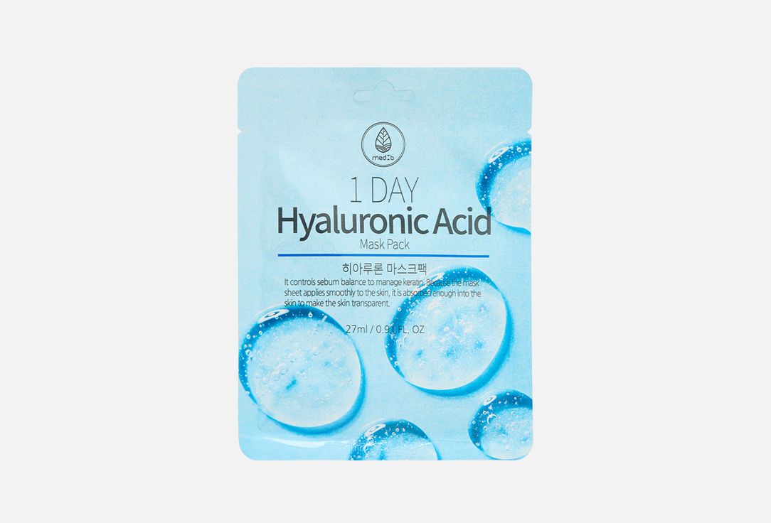 1 DAY Hyaluronic Acid Mask Pack 1 шт