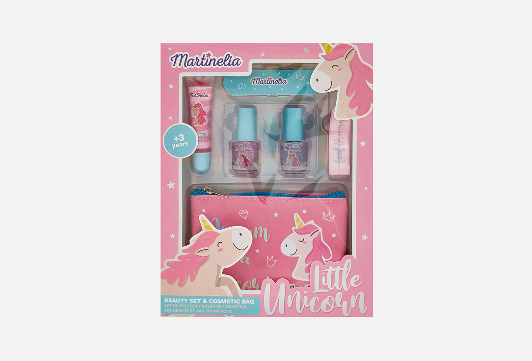 Little Unicorn Beauty Set & Cosmetic Bag 5 шт
