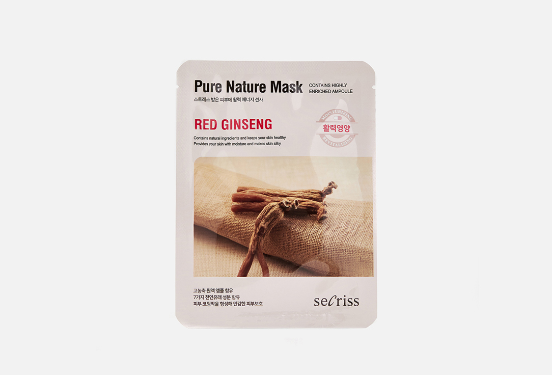 Secriss Pure Nature Mask Pack - Red ginseng 25 мл