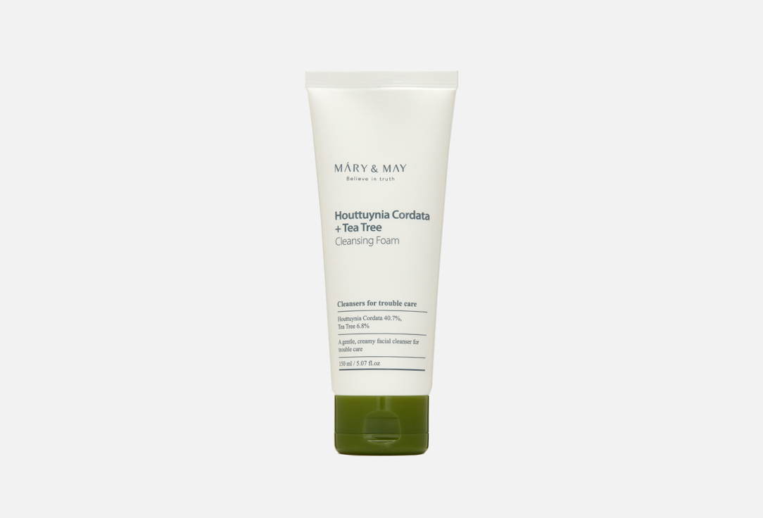 Houttuynia Cordata + Tea Tree Cleansing Foam 150 мл