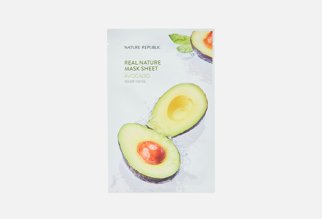 Real Nature Mask Sheet Avocado 1 шт