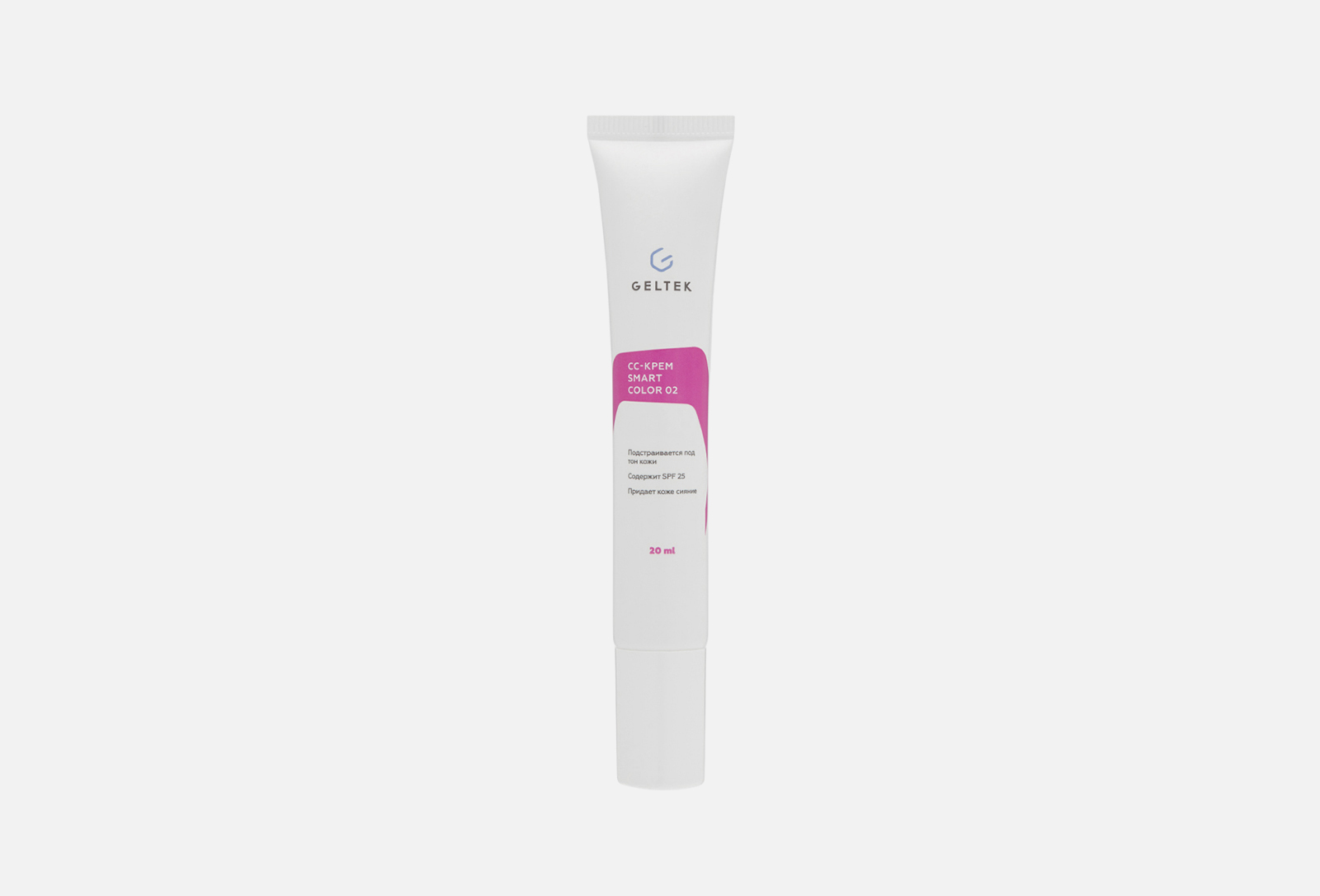 Гельтек СС-крем для лица SPF25 SmartColor 02 20 мл — купить, цена в Москве