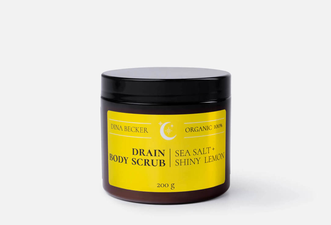 Drain body scrub sea salt & shiny lemon 200 мл