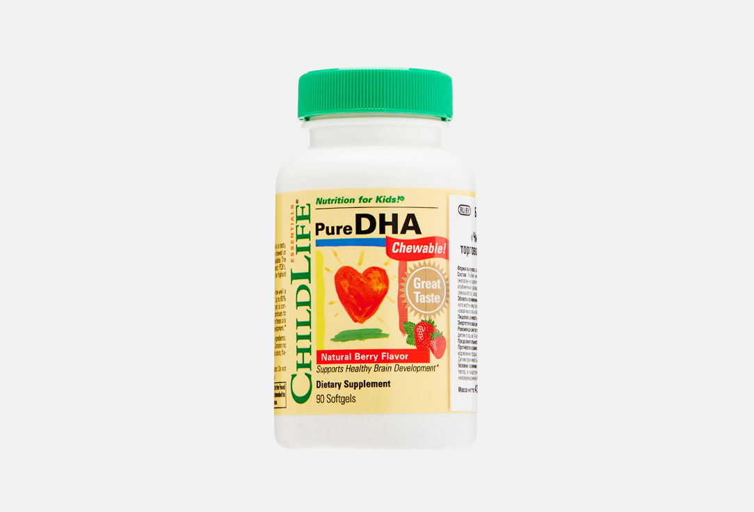 Pure DHA с клубникой в капсулах 90 шт
