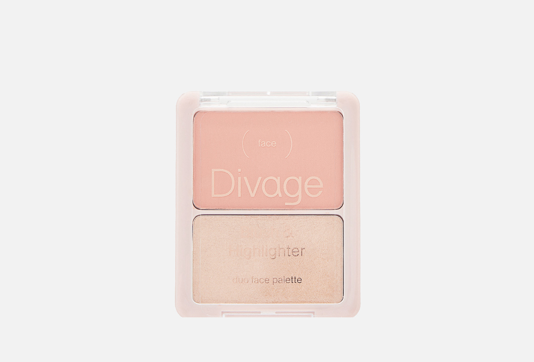 Blush & Highlighter Duo Face Palette 8 г