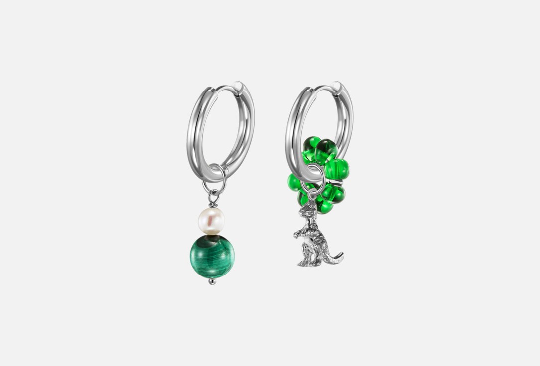 Dino & Malachite Silver 2 шт