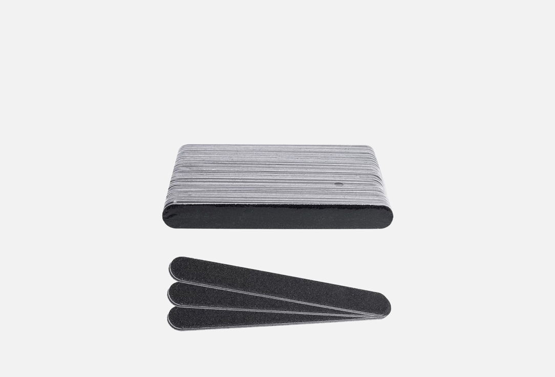 Plastic-based file, soft, straight, length 180 mm., color black 50 шт
