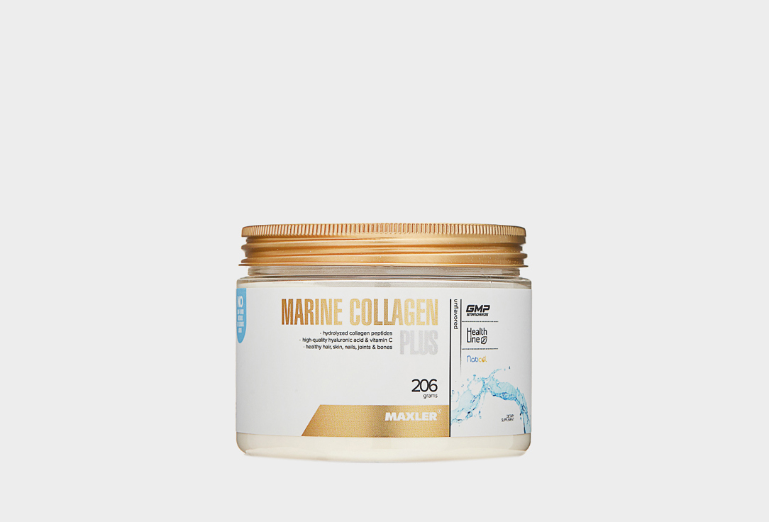 Marine Collagen Plus, Коллаген, Витамин С 206 г