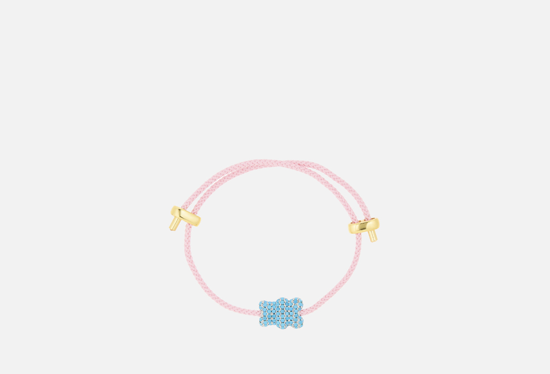 Bear Fianit Pink 1 шт