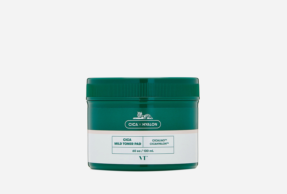 Cica mild toner pad 60 шт