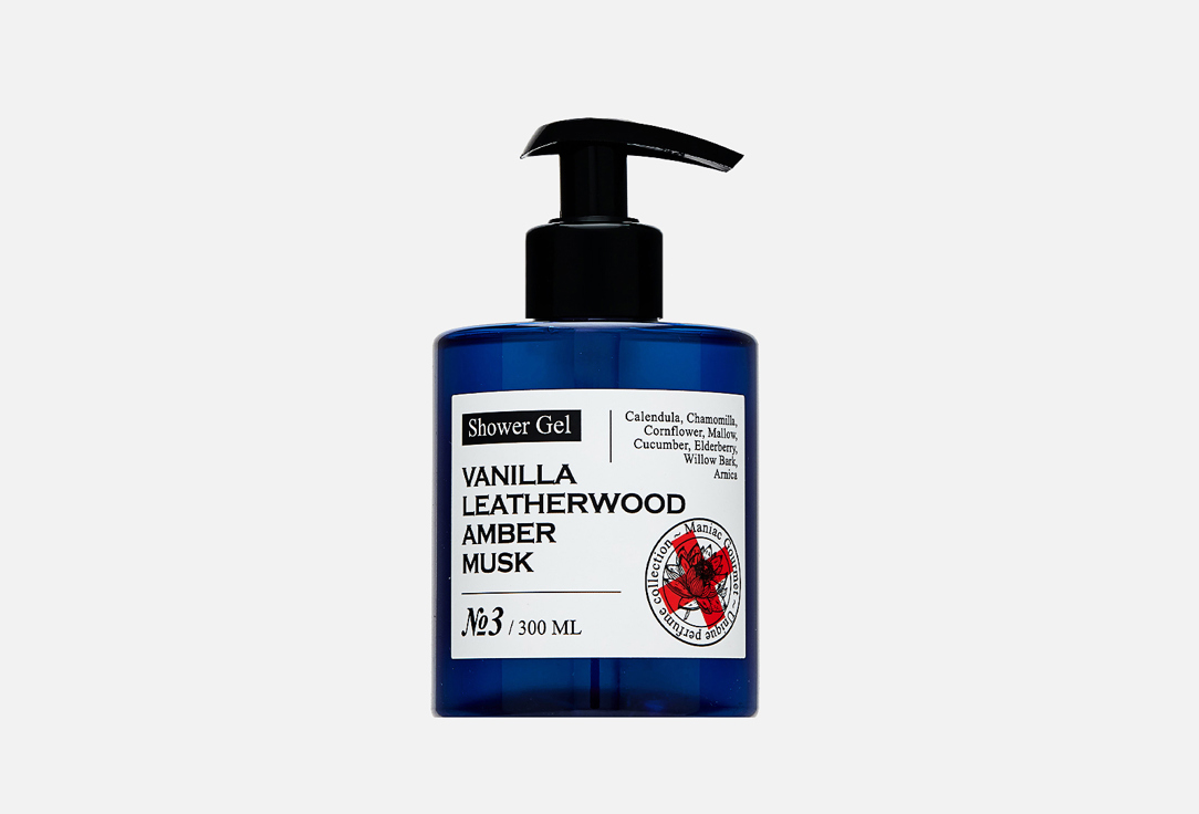 №3 vanilla, leatherwood, amber, musk 300 мл