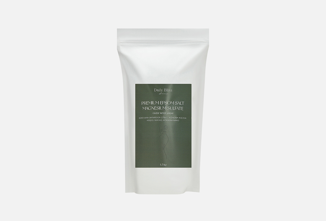 Premium Epsom Salt, Cedar & lemon & juniper 1500 г