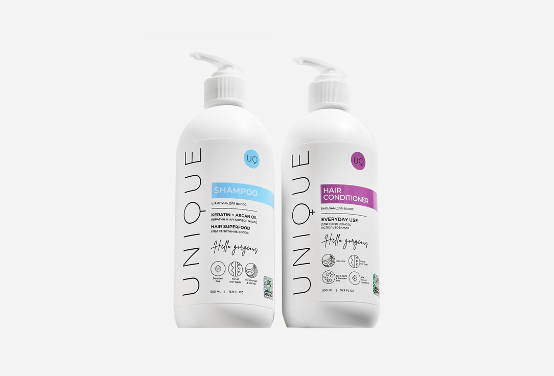 Keratin + argan oil everyday use 2 шт