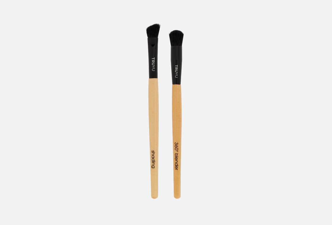 Blending natural & nylon bristles 2 шт