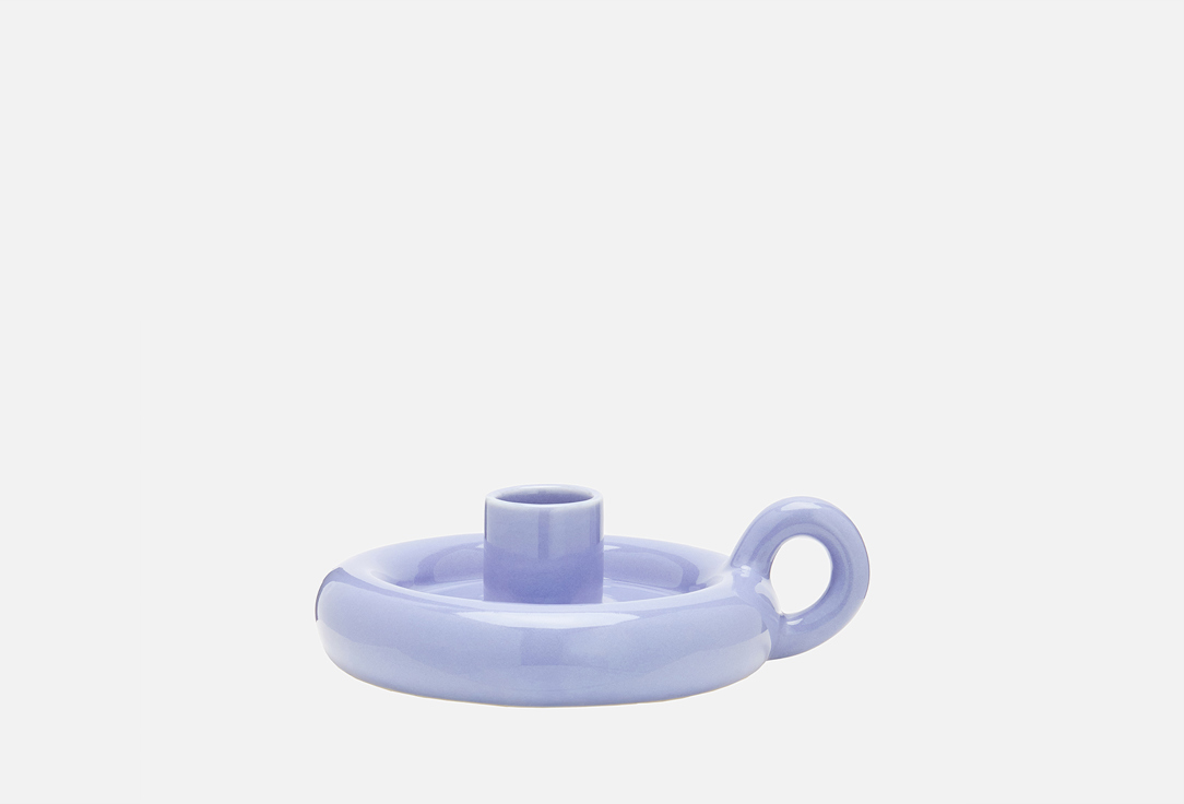 Candle holder 6.5 lilac 1 шт