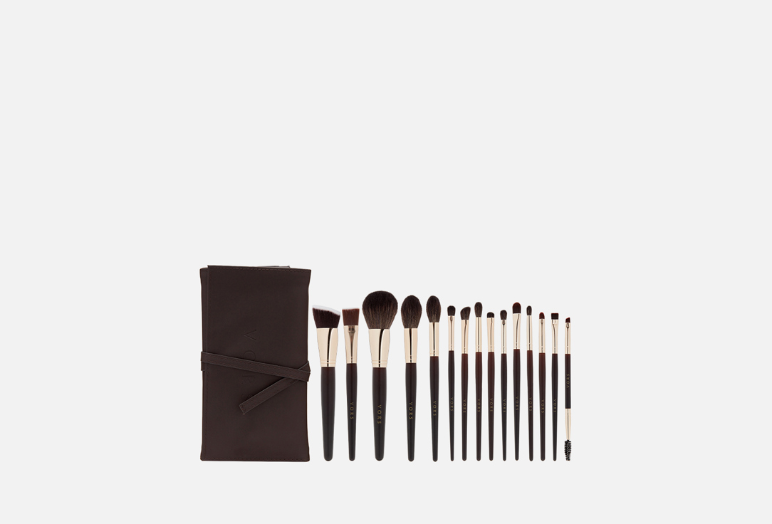 Makeup brushes 15 шт