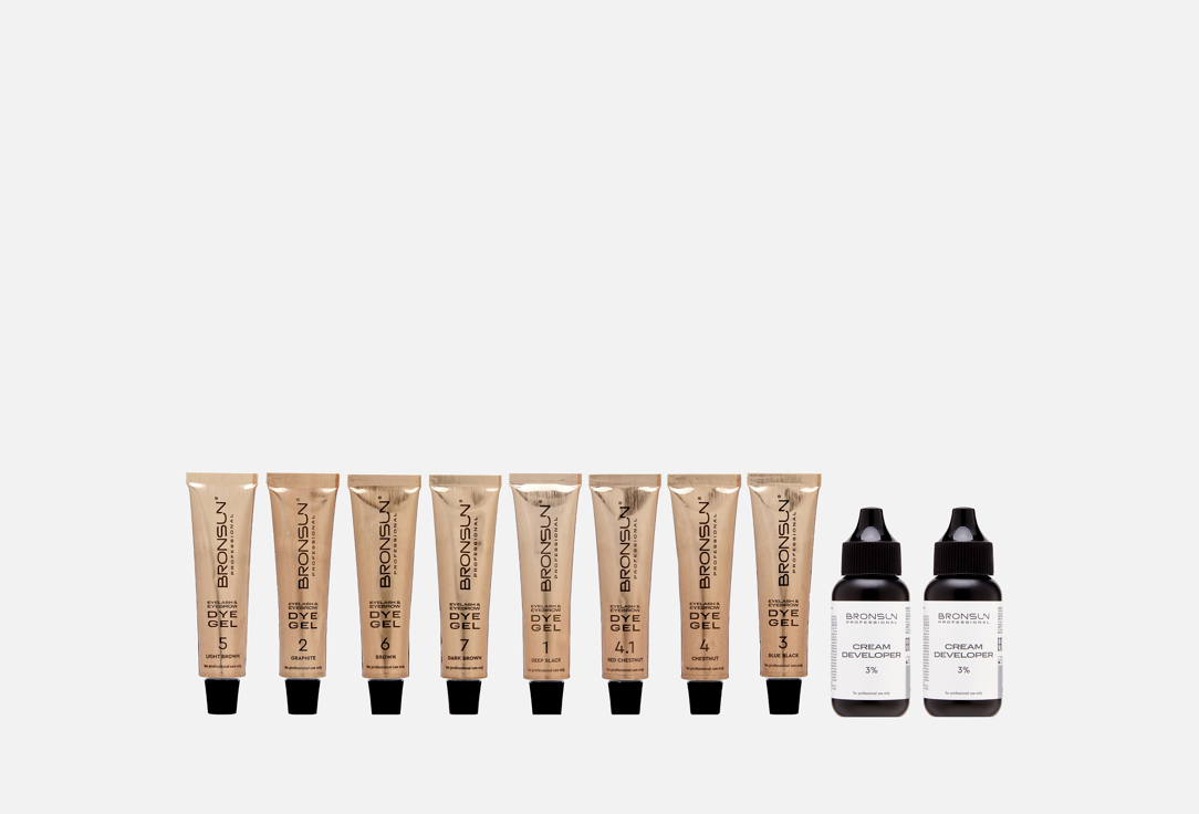 BRONSUN Gel dye set 10 шт