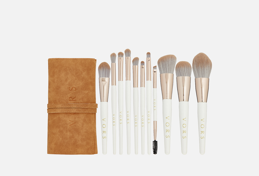 Set of professional makeup brushes 11 шт
