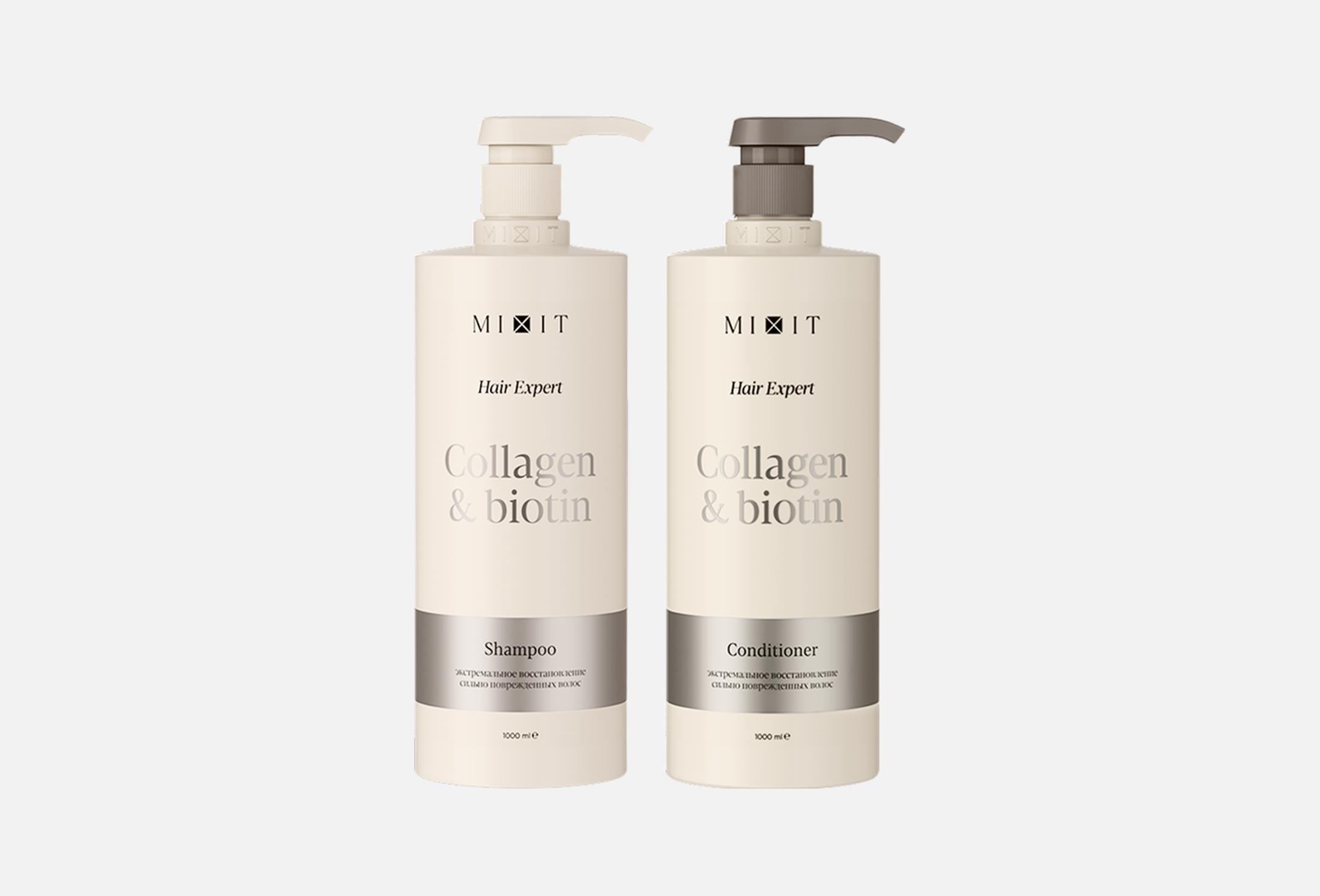 MIXIT Набор против ломкости и сечения волос Universal System 2 шт