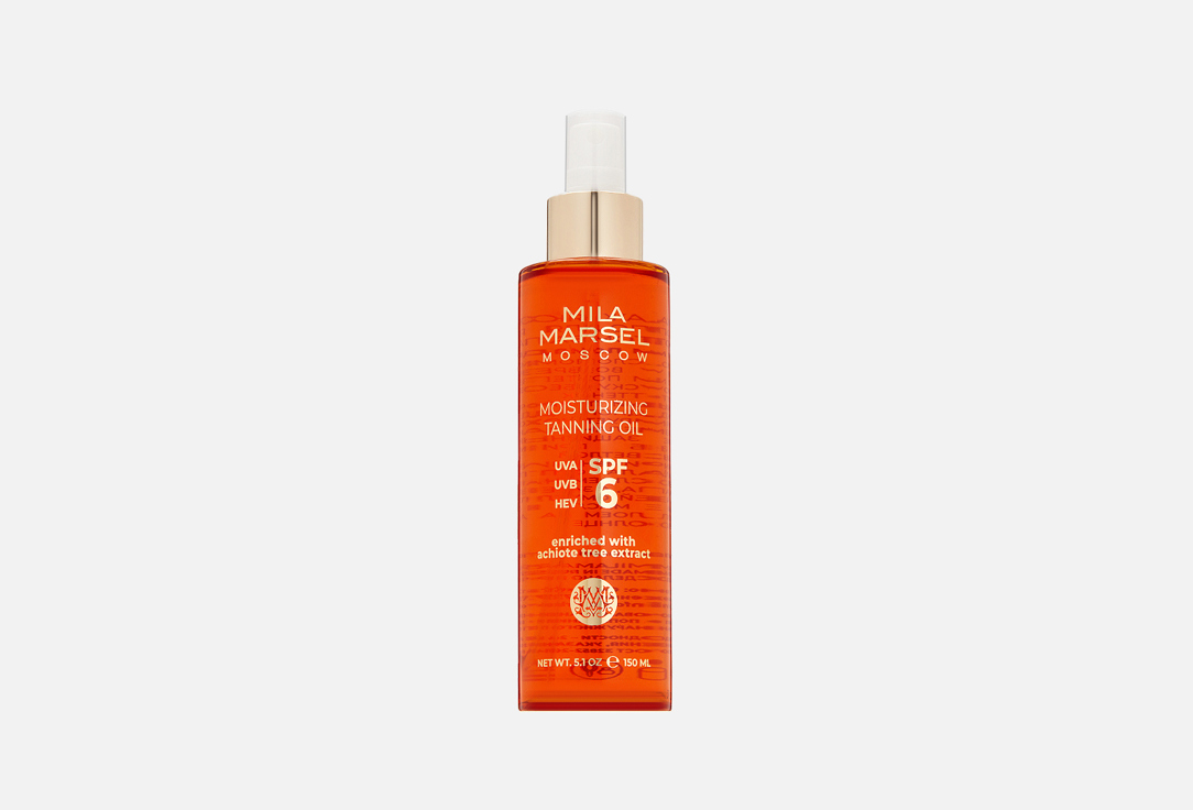 Moisturizing oil with tanning effect 150 мл