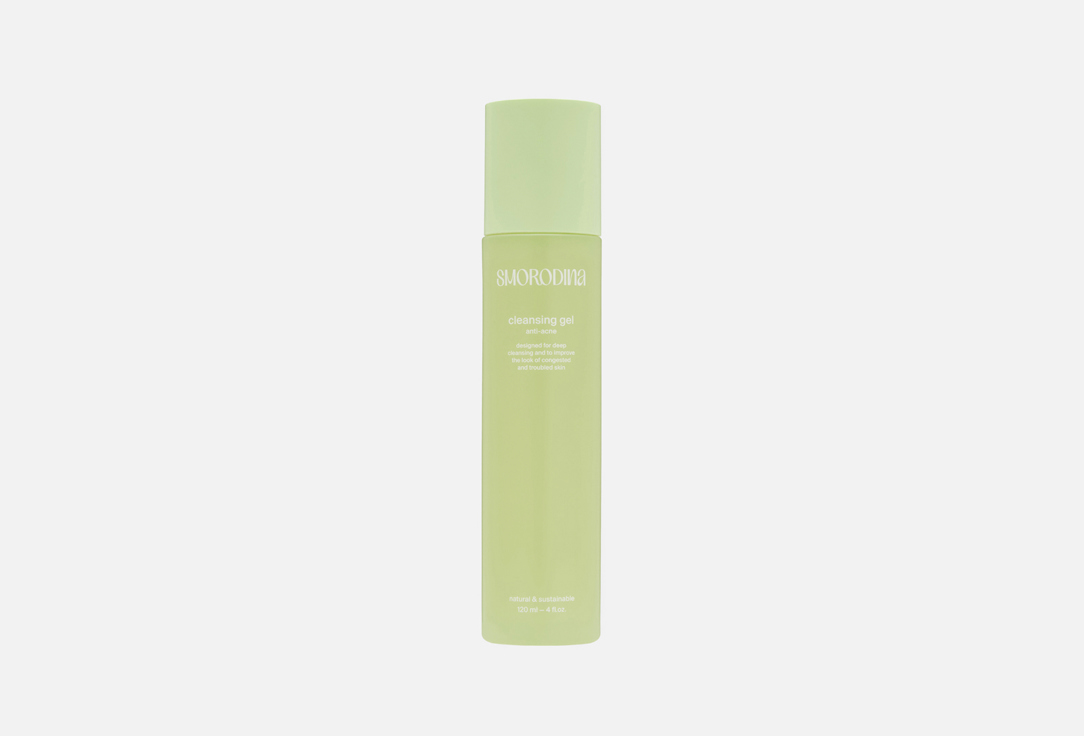 Anti-Acne Cleansing Gel with zinc, pomegranate extract and hyaluronic acid (pH 5,5) 120 мл