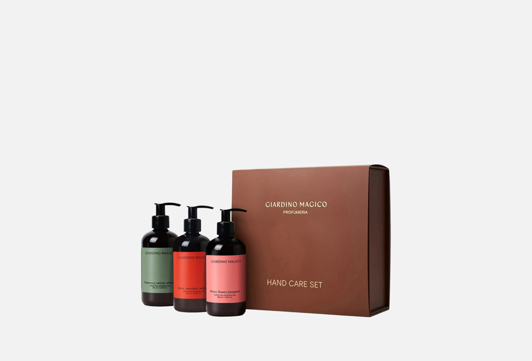 HAND CARE SET Exfoliating soap 3 шт