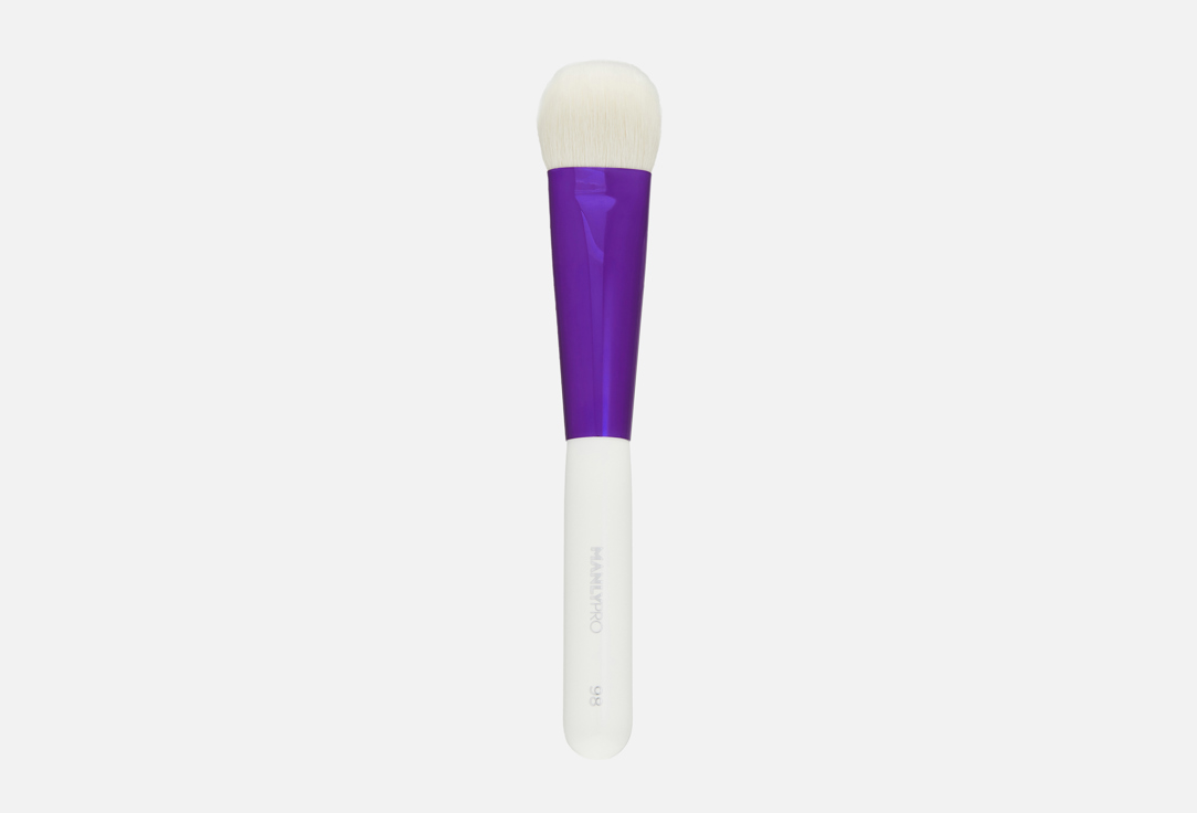Medium multifunctional flat brush for blush correction tone 1 шт
