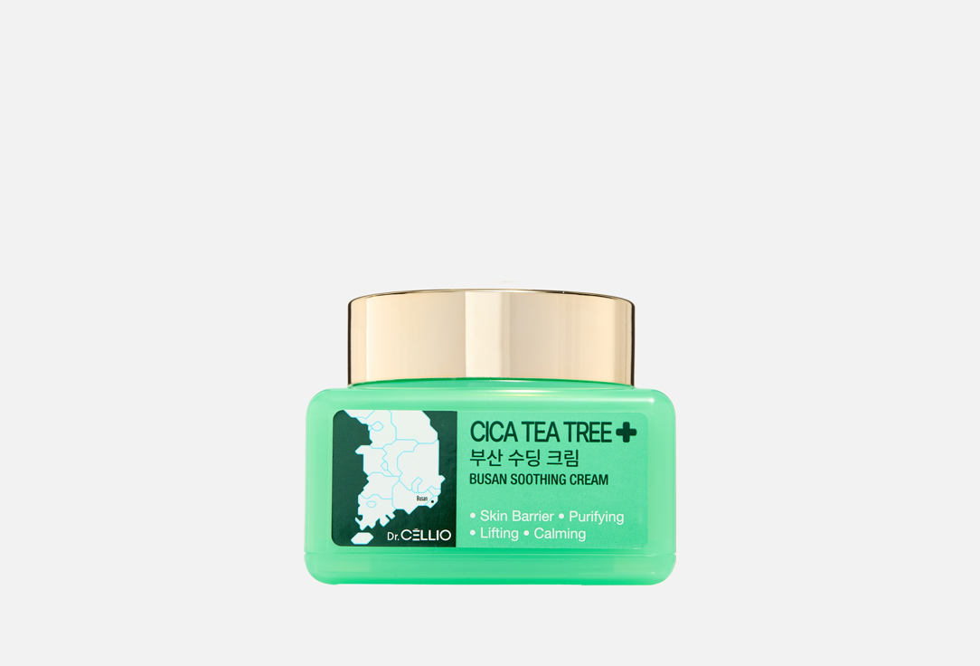 BUSAN CICA TEATREE SOOTHING CREAM 75 мл
