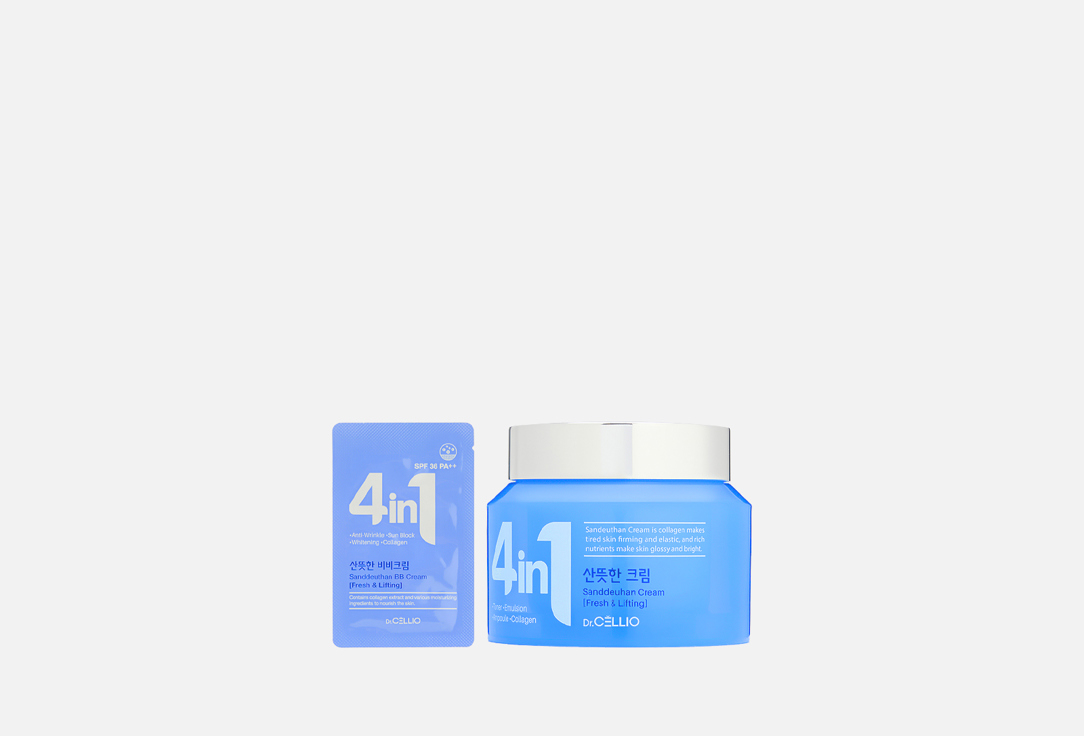 4 IN 1 SANDDEUNHAN CREAM Collagen 70 мл