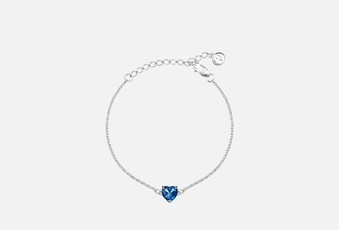 Heart with London Topaz 1 шт