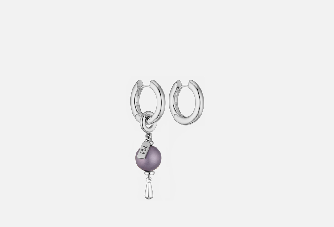 Bubble Pearl Silver-Purple 2 шт