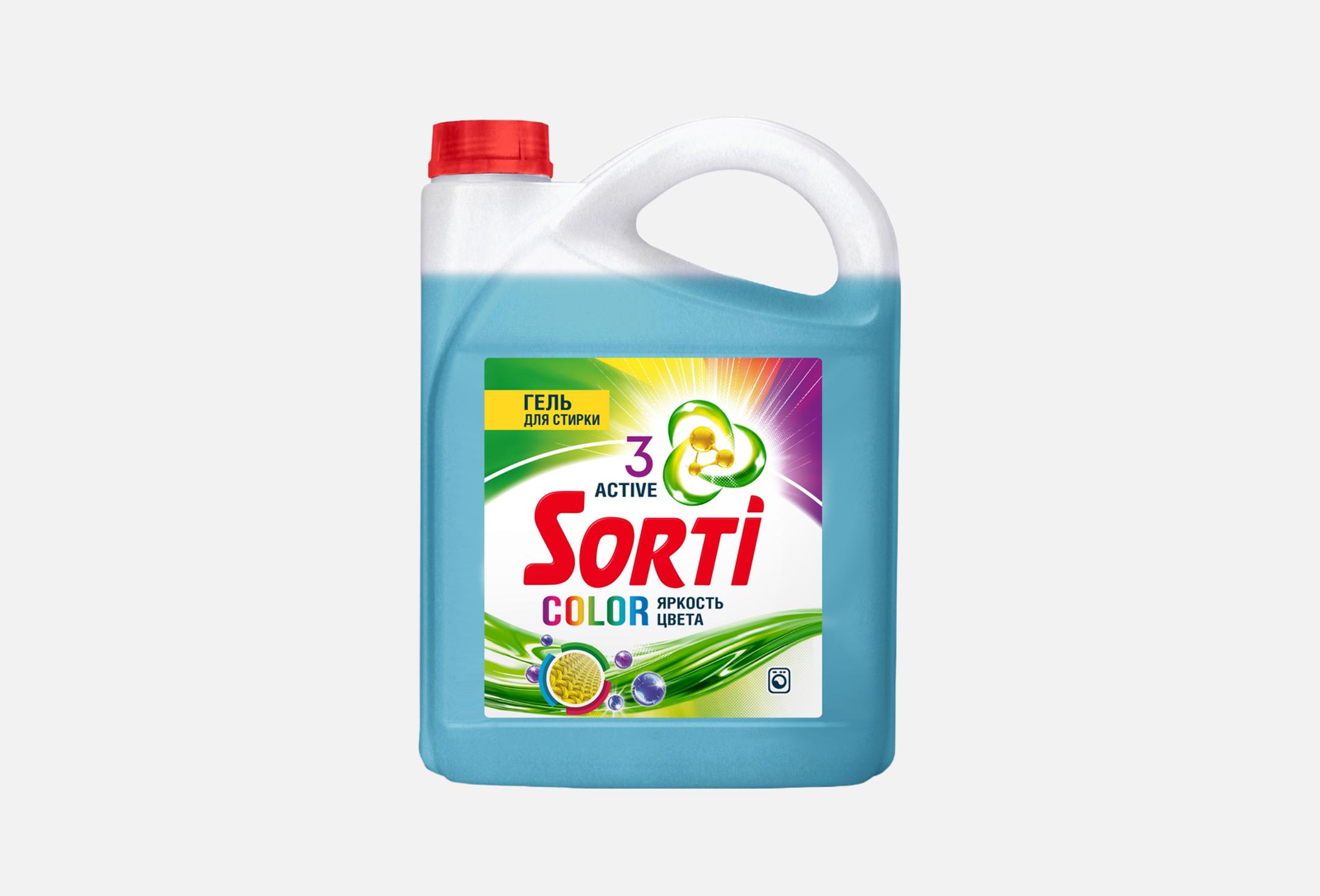 Sorti Rosa Sorti Гель для стирки Sorti Color 4.8 кг — купить, цена в Москве