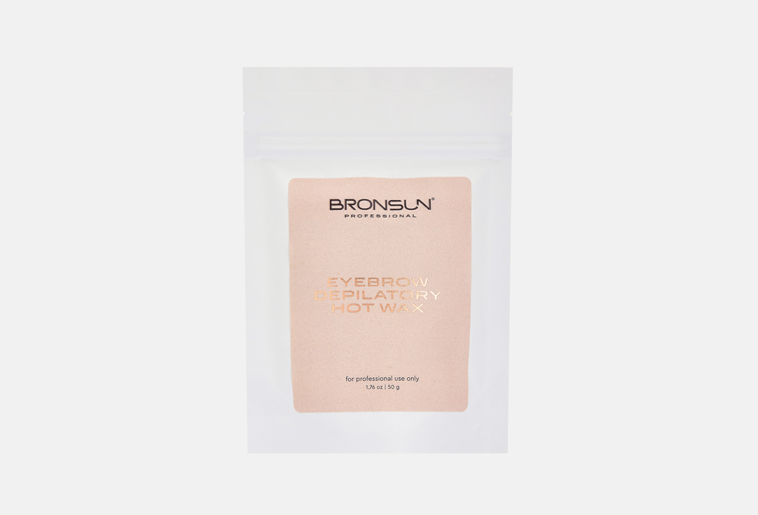 BRONSUN Eyebrow depilatory hot wax 50 г