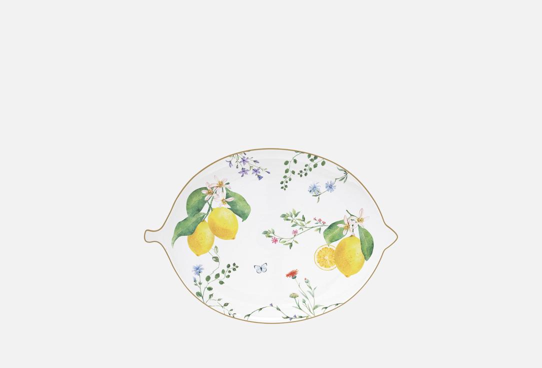Цветы и лимоны, Fleurs et Citrons, 25х18 см 1 шт