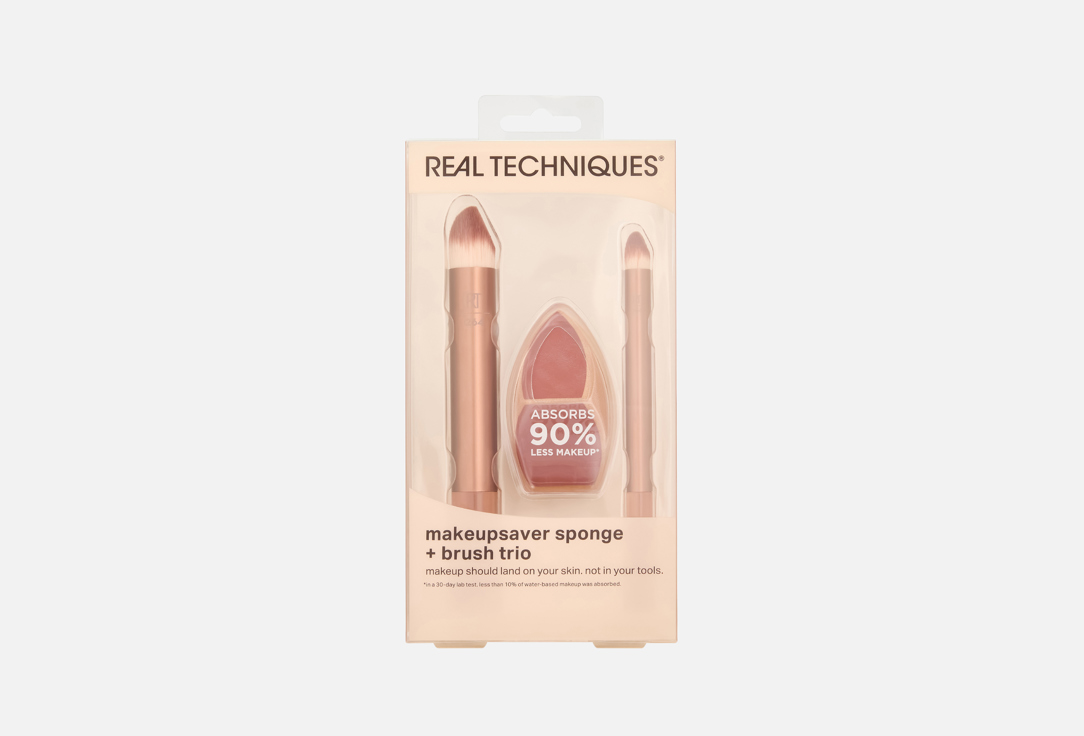 Makeupsaver sponge + brush trio 3 шт