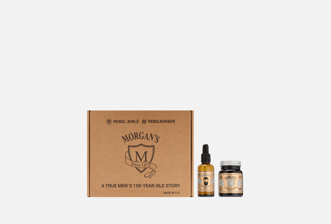 Oudh & Amber beard oil + styling pomade 2 шт