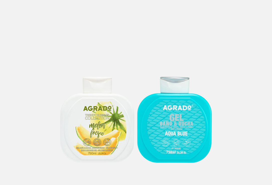 Aqua blue + fresh melon 2 шт