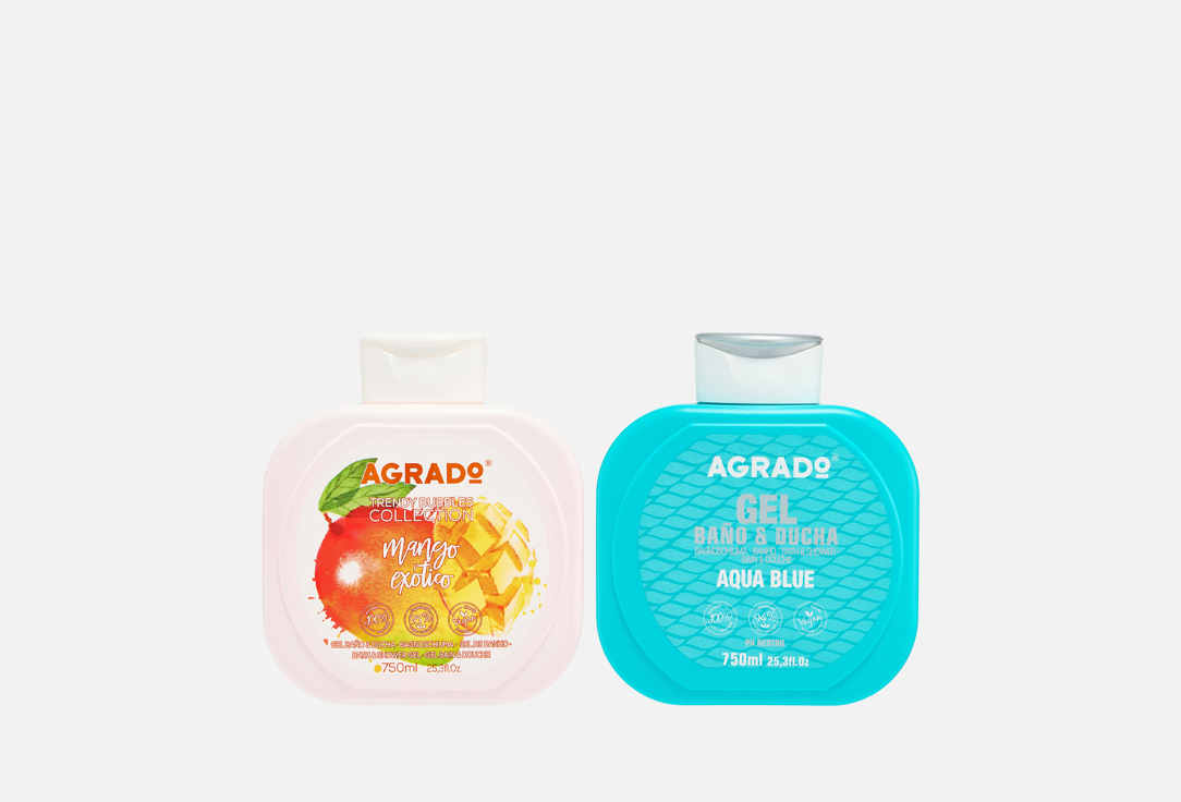 Exotic mango + aqua blue 2 шт