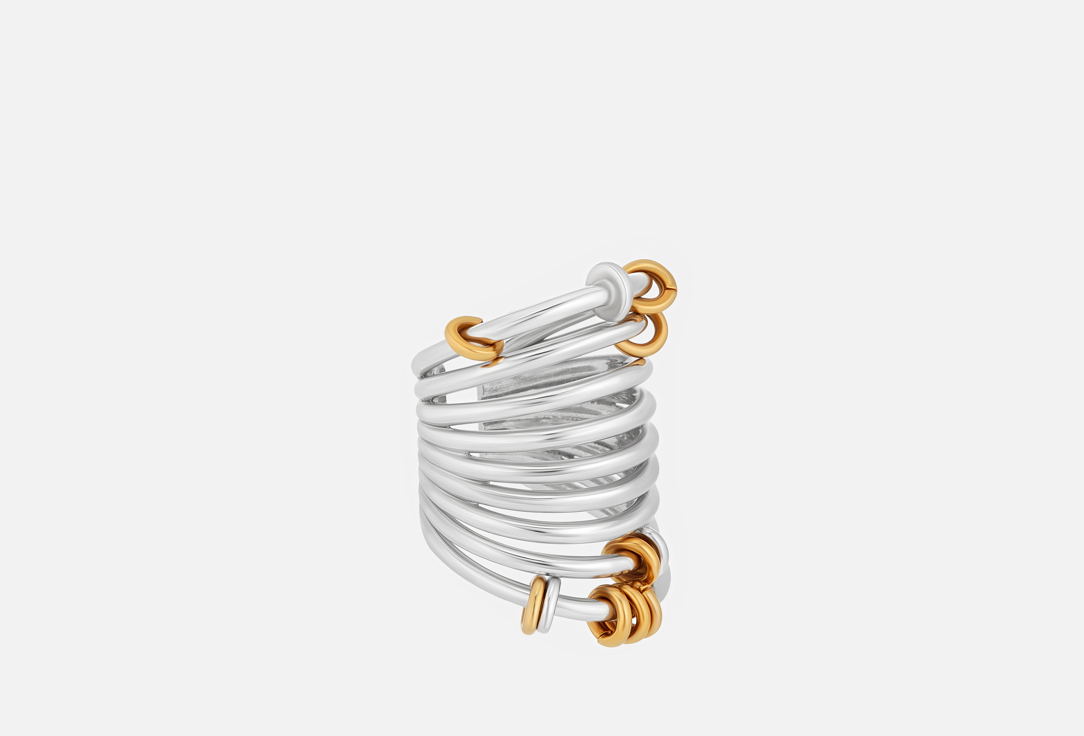 Spiral pierced silver ear cuff 1 шт
