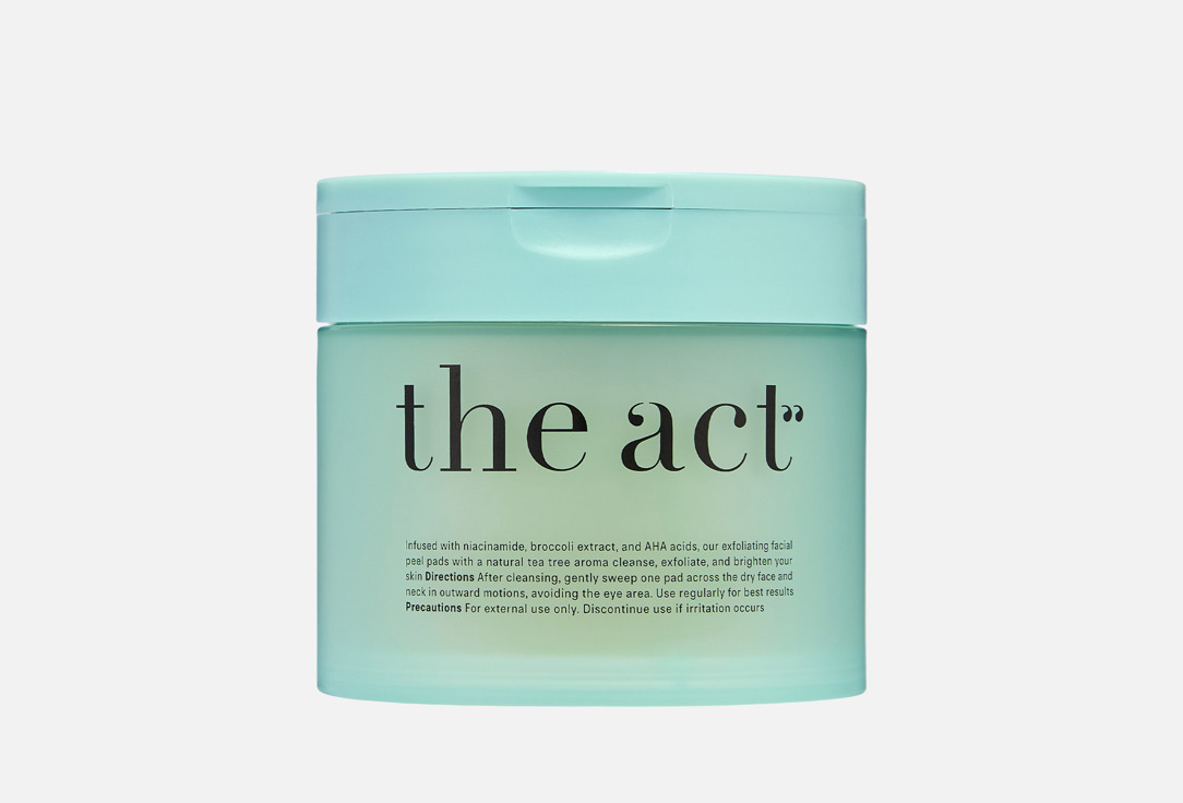 With AHA acids and niacinamide 60 шт