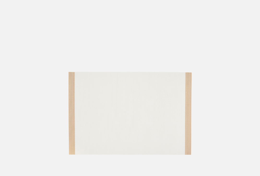 Праздничная, белый, золотистый, 45x30 см 1 шт