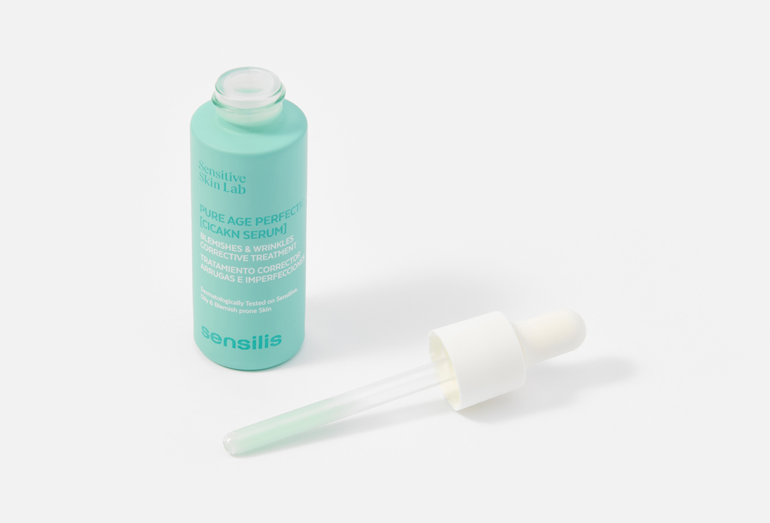SENSILIS Pure Age Perfection [Cicakn Serum] Blemishes and Wrinkles Corrective Treatment 30 мл — фото 4