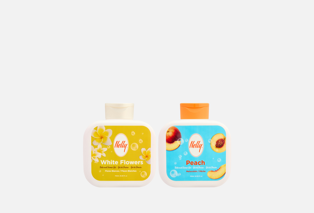 Peach and White Flowers 2 шт
