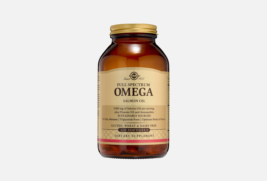 Full Spectrum Omega Salmon Oil в капсулах 120 шт