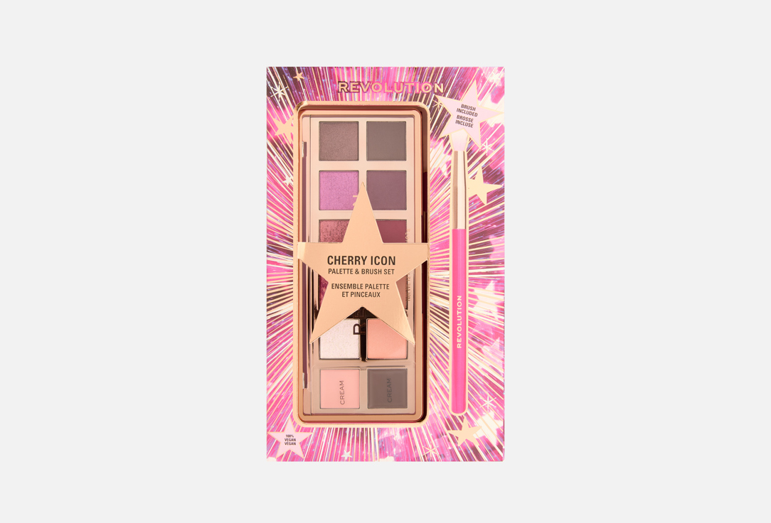 Cherry icon palette & brush set 2 шт