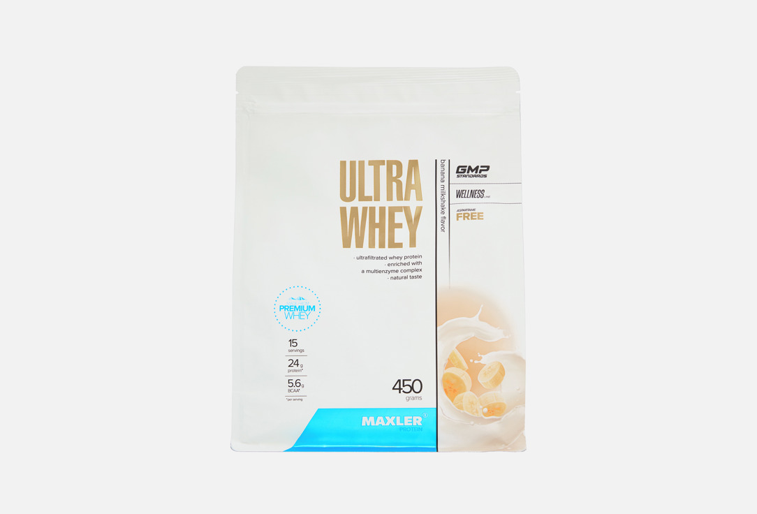 Ultra Whey банановый в порошке 450 г