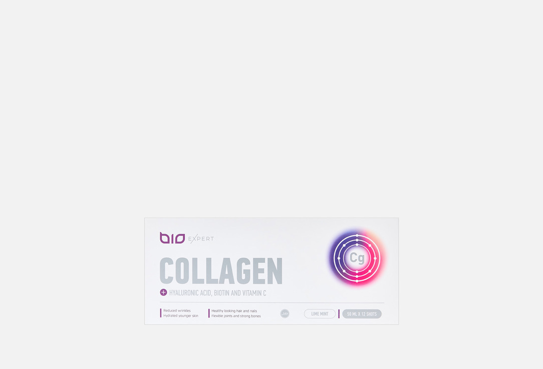 Delicious Collagen лайм-мята в шотах 12 шт